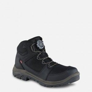 Red Wing 5-inch Waterproof Safety Toe Hiker Boot Black-Gray | MIH810732