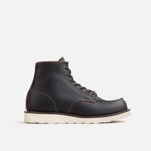 Red Wing 6-Inch Boot in Black Prairie Leather | XTG702431