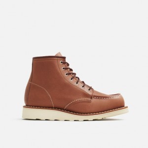 Red Wing 6-Inch Classic Short Boot in Mocha Oro-iginal Leather | EDI612378