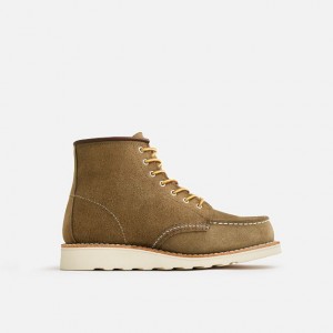 Red Wing 6-inch Classic Short Boot in Olive Mohave Leather | KIW183524