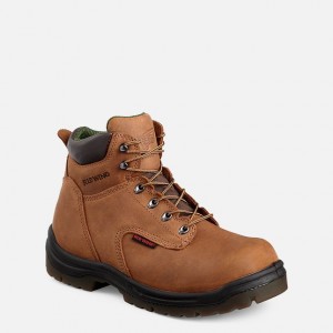 Red Wing 6-inch Safety Toe Boot Braun | OMG859763