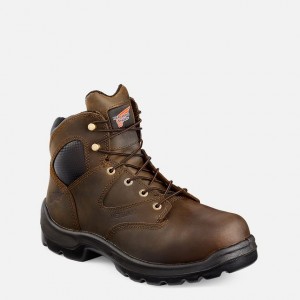 Red Wing 6-inch Safety Toe Metguard Boot Schwarz | PDL297613