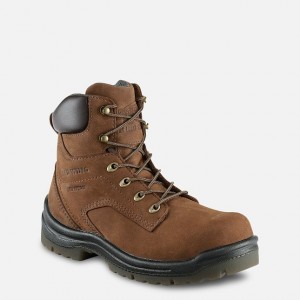 Red Wing 6-inch Waterproof Safety Toe Boot Braun | OXB357018