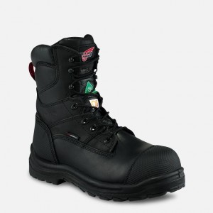 Red Wing 8-inch Waterproof CSA Safety Toe Boot Schwarz | PEA508716