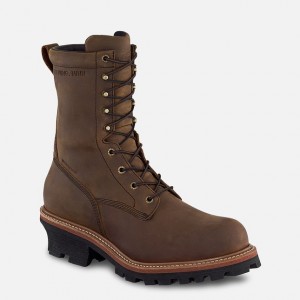 Red Wing 9-inch Waterproof, Safety Toe Logger Boot Schwarz | LPC261485