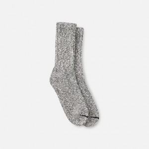 Red Wing Cotton Blend Ragg Crew Socks in Black/White Cotton Blend | HUW731490