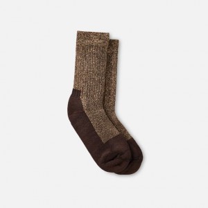 Red Wing Deep Toe-Capped Crew Sock in Brown | VIJ602793