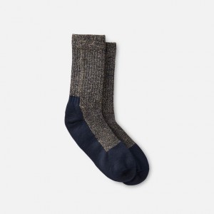 Red Wing Deep Toe-Capped Crew Sock in Navy | RLA765182