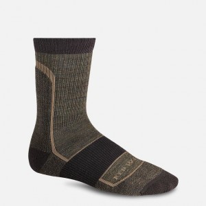 Red Wing Merino Wool Blend Crew Sock in Brown | RCG768502