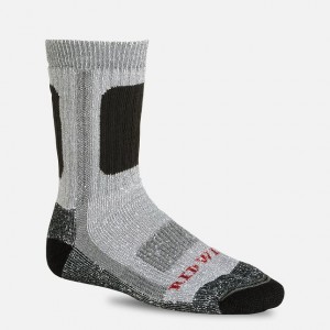 Red Wing Performance Crew Work Sock in Black | JUE654312