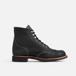 Red Wing Short Boot in Black Boundary Leather | DBM937012