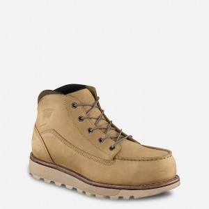 Red Wing Waterproof Safety Toe Chukka Tan | FTG286037