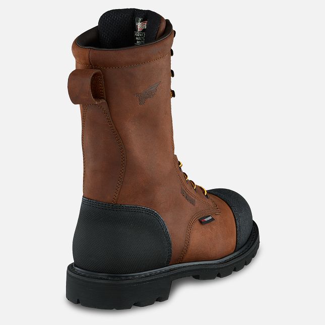 Red Wing 10-inch Waterproof Safety Toe Metguard Boot | JTC374289