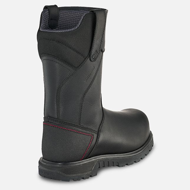 Red Wing 11-inch Waterproof, Insulated, CSA Safety Toe Pull-On Boot Black-Gray | IQA632970