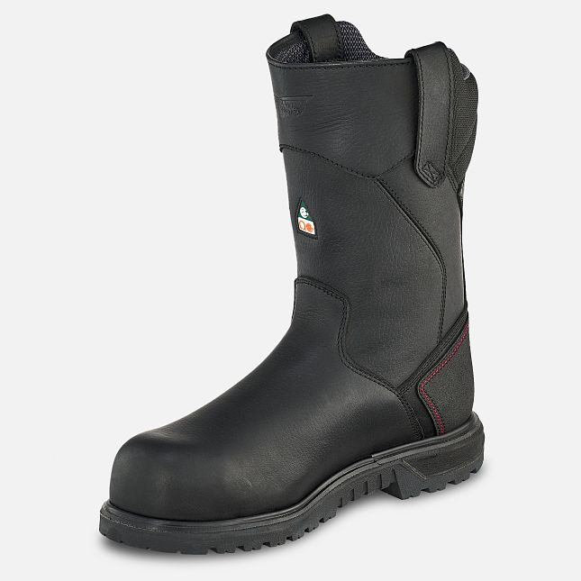 Red Wing 11-inch Waterproof, Insulated, CSA Safety Toe Pull-On Boot Black-Gray | IQA632970