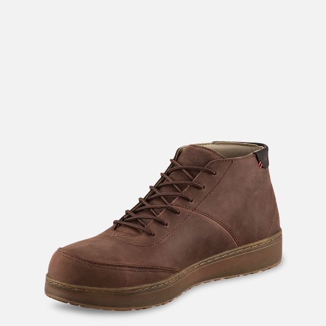 Red Wing 5-inch Safety Toe Chukka Braun | FSQ302459