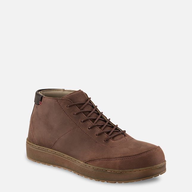 Red Wing 5-inch Safety Toe Chukka Braun | FSQ302459