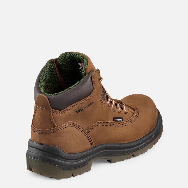 Red Wing 5-inch Waterproof Safety Toe Boot Braun | MZE153790