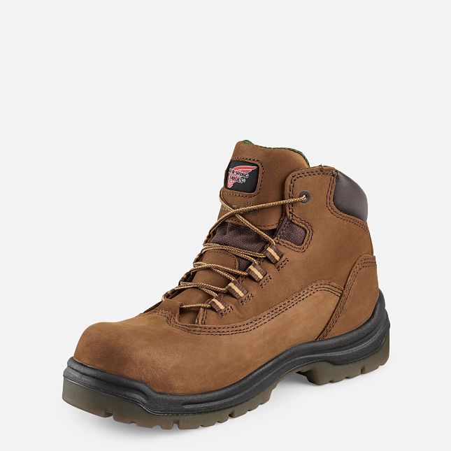 Red Wing 5-inch Waterproof Safety Toe Boot Braun | MZE153790