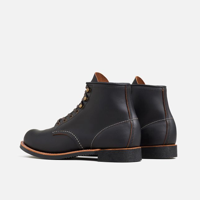 Red Wing 6-Inch Boot in Black Prairie Leather | JCM734560