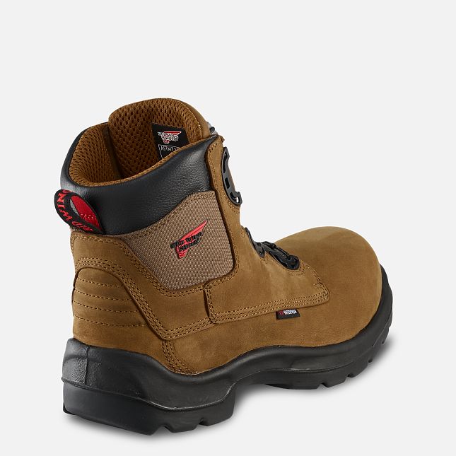 Red Wing 6-inch BOA® Waterproof Safety Toe Boot Schwarz | QTO019834