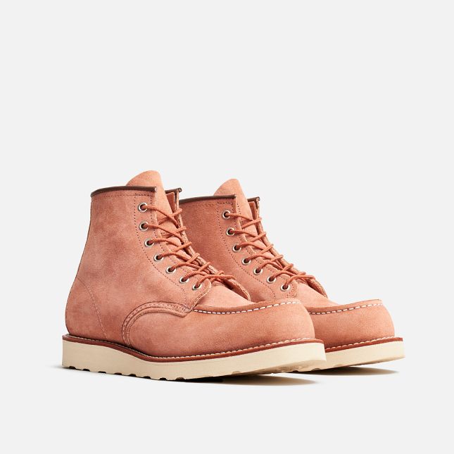 Red Wing 6-inch Boot in Dusty Rose Abilene Leather | QUE318502