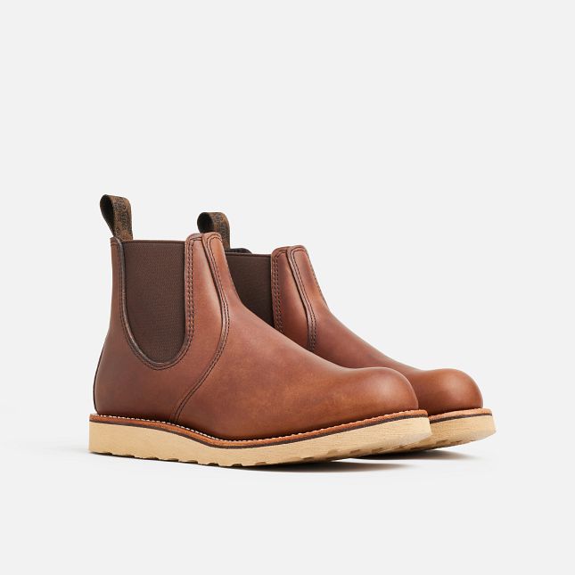 Red Wing 6-inch Classic Chelsea in Amber Harness Leather | KFZ047382