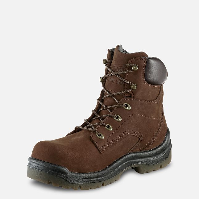 Red Wing 6-inch Insulated Waterproof Safety Toe Boot Braun | FNQ092476