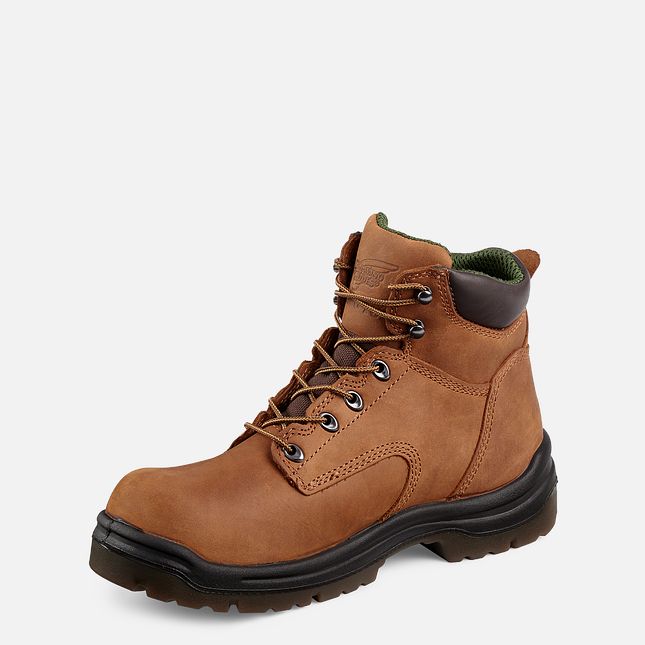 Red Wing 6-inch Safety Toe Boot Braun | OMG859763