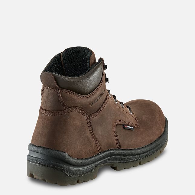 Red Wing 6-inch Safety Toe Boot Braun | TGU928057