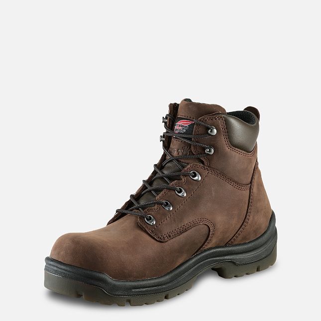 Red Wing 6-inch Safety Toe Boot Braun | TGU928057