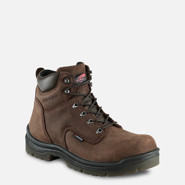 Red Wing 6-inch Safety Toe Boot Braun | TGU928057