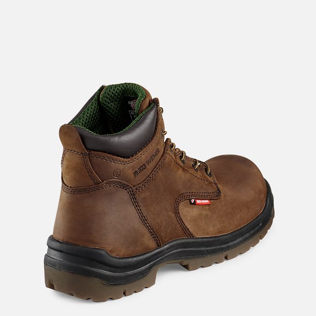 Red Wing 6-inch Safety Toe Boot Braun | XGU786495