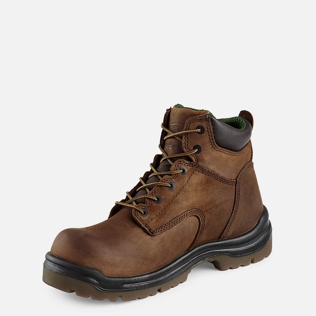 Red Wing 6-inch Safety Toe Boot Braun | XGU786495