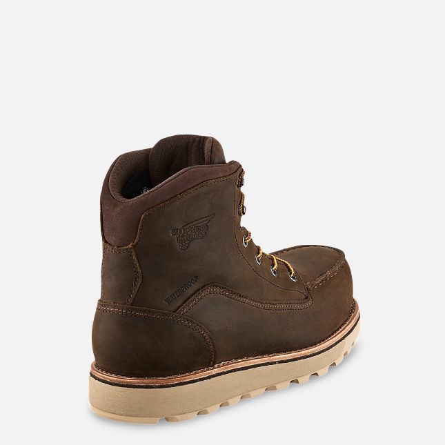 Red Wing 6-inch Wasserdichte, Insulated Sicherheits Kappe Boot Tan | TVQ123840