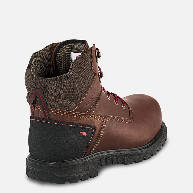 Red Wing 6-inch Waterproof CSA Safety Toe Boot Black-Gray | CQR907145