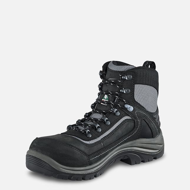 Red Wing 6-inch Waterproof CSA Safety Toe Hiker Boot Black-Gray | GCA826403