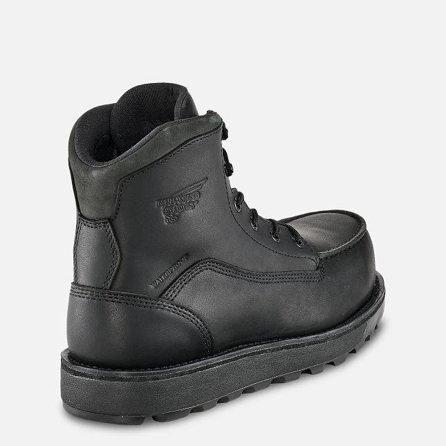 Red Wing 6-inch Waterproof Safety Toe Boot Schwarz | JLG932540