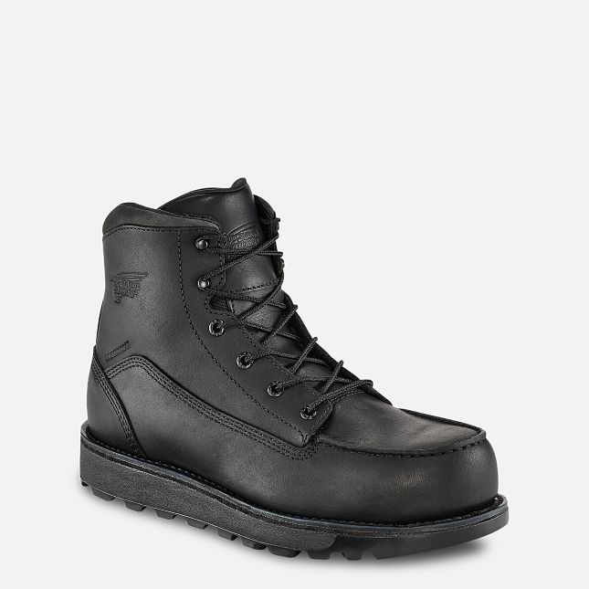 Red Wing 6-inch Waterproof Safety Toe Boot Schwarz | JLG932540