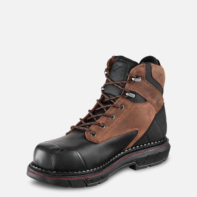 Red Wing 6-inch Waterproof Safety Toe Boot Schwarz | WOL129086