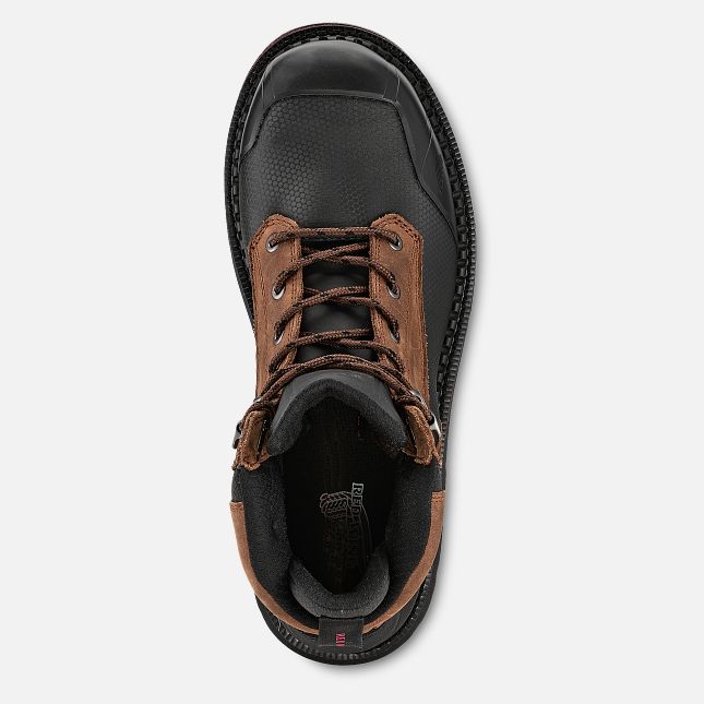 Red Wing 6-inch Waterproof Safety Toe Boot Schwarz | WOL129086