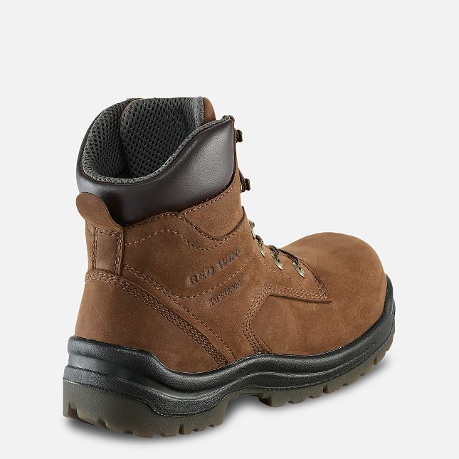 Red Wing 6-inch Waterproof Safety Toe Boot Braun | OXB357018