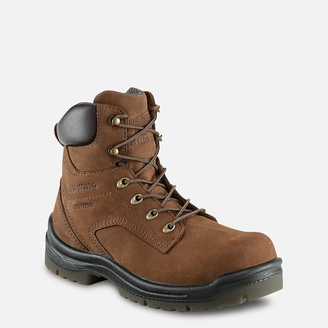 Red Wing 6-inch Waterproof Safety Toe Boot Braun | OXB357018