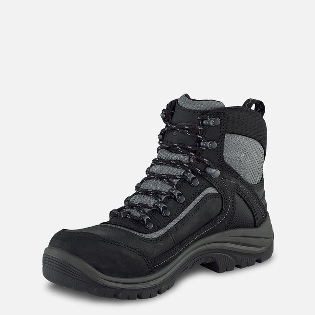 Red Wing 6-inch Waterproof Safety Toe Boot Black-Gray | FZH542870