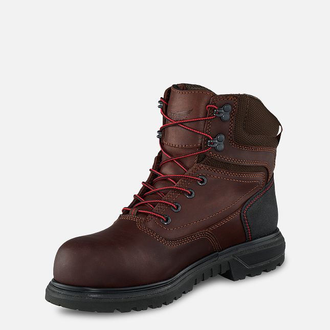 Red Wing 6-inch Waterproof Safety Toe Boot Black-Gray | GZU976182