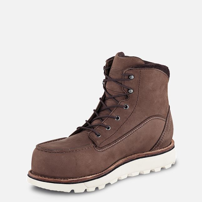 Red Wing 6-inch Waterproof Safety Toe Boot Crepe | QKL512746