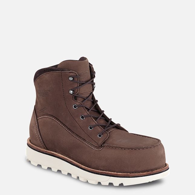 Red Wing 6-inch Waterproof Safety Toe Boot Crepe | QKL512746