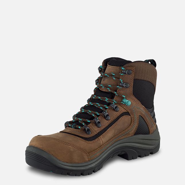 Red Wing 6-inch Waterproof Safety Toe Boot Black-Turquoise | JMT102634