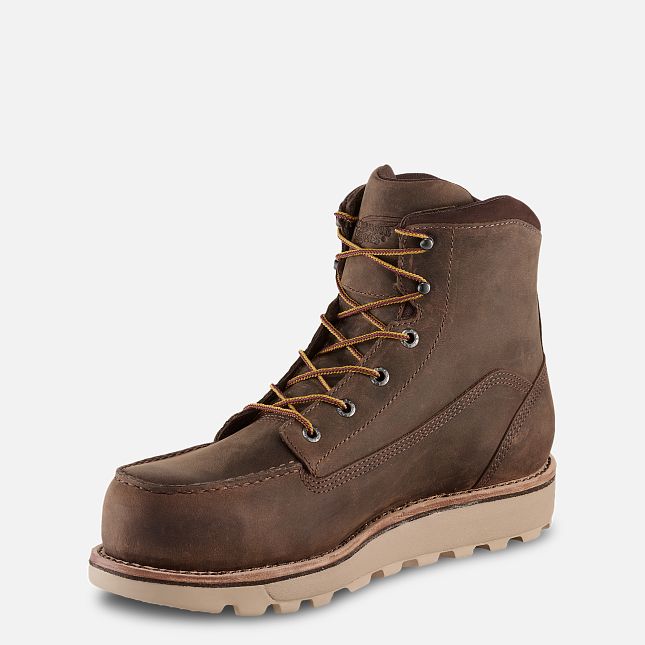 Red Wing 6-inch Waterproof Safety Toe Boot Tan | IKO357810