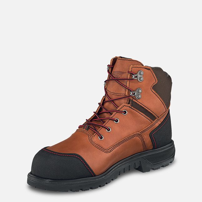 Red Wing 6-inch Waterproof Safety Toe Boot Black-Gray | BRF124630